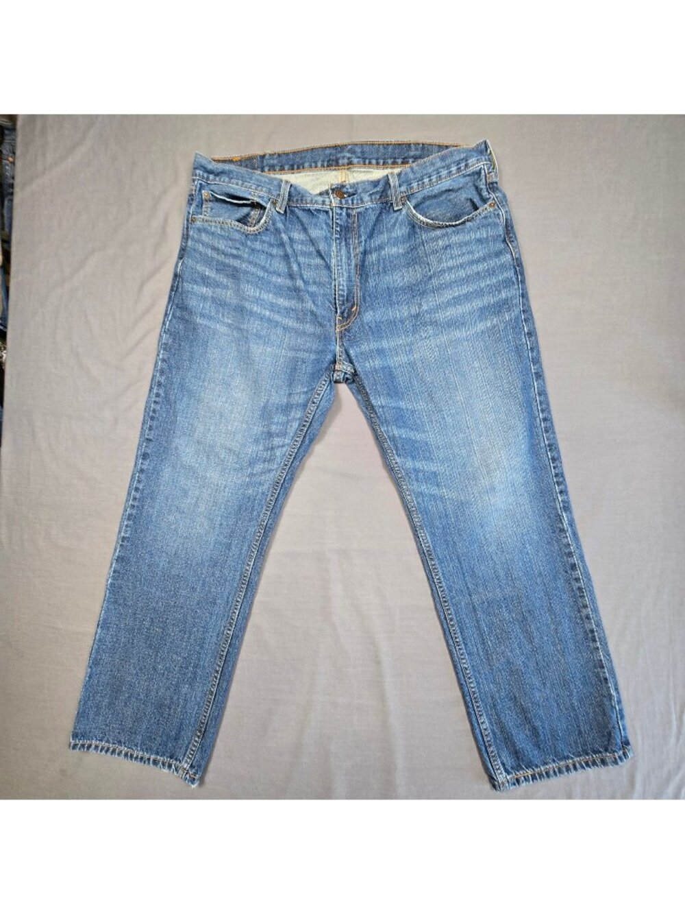 Levis Mens 559 Jeans W40 L30 Blue Denim 100% Cotton Straight Relaxed Fit